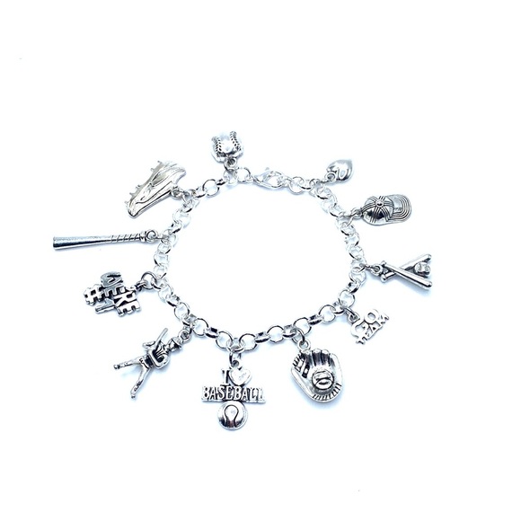 Baseball Charm Bracelet - Picture 8 of 9